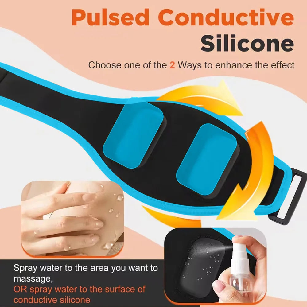 Cordless USB Rechargeable Wrist Massager Brace Wrap | Home Office Wrist Massager Brace QXL