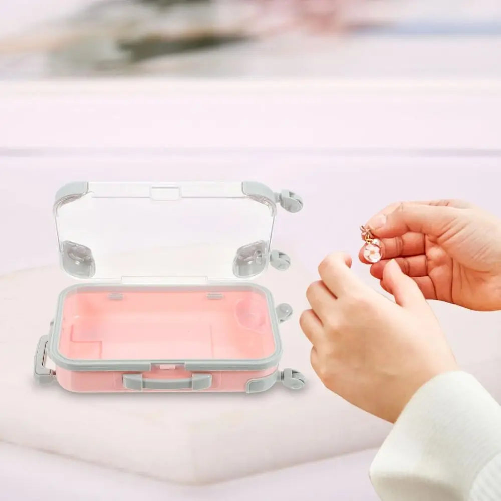 Mini Suitcase Candy Party Favor Box | Plastic Trolley Case Party Favor Box QXL