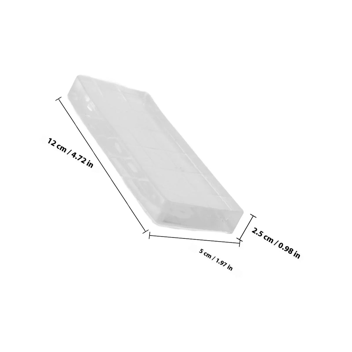 Clear Silicone French Tip Nail Stamper | DIY Nail Art Tool Nail Art Stamper QXL