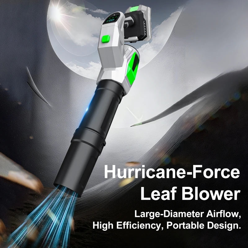 Brushless Cordless Turbo Blower 180° Swivel LED 550W | QXL X50 Cordless Turbo Blower QXL