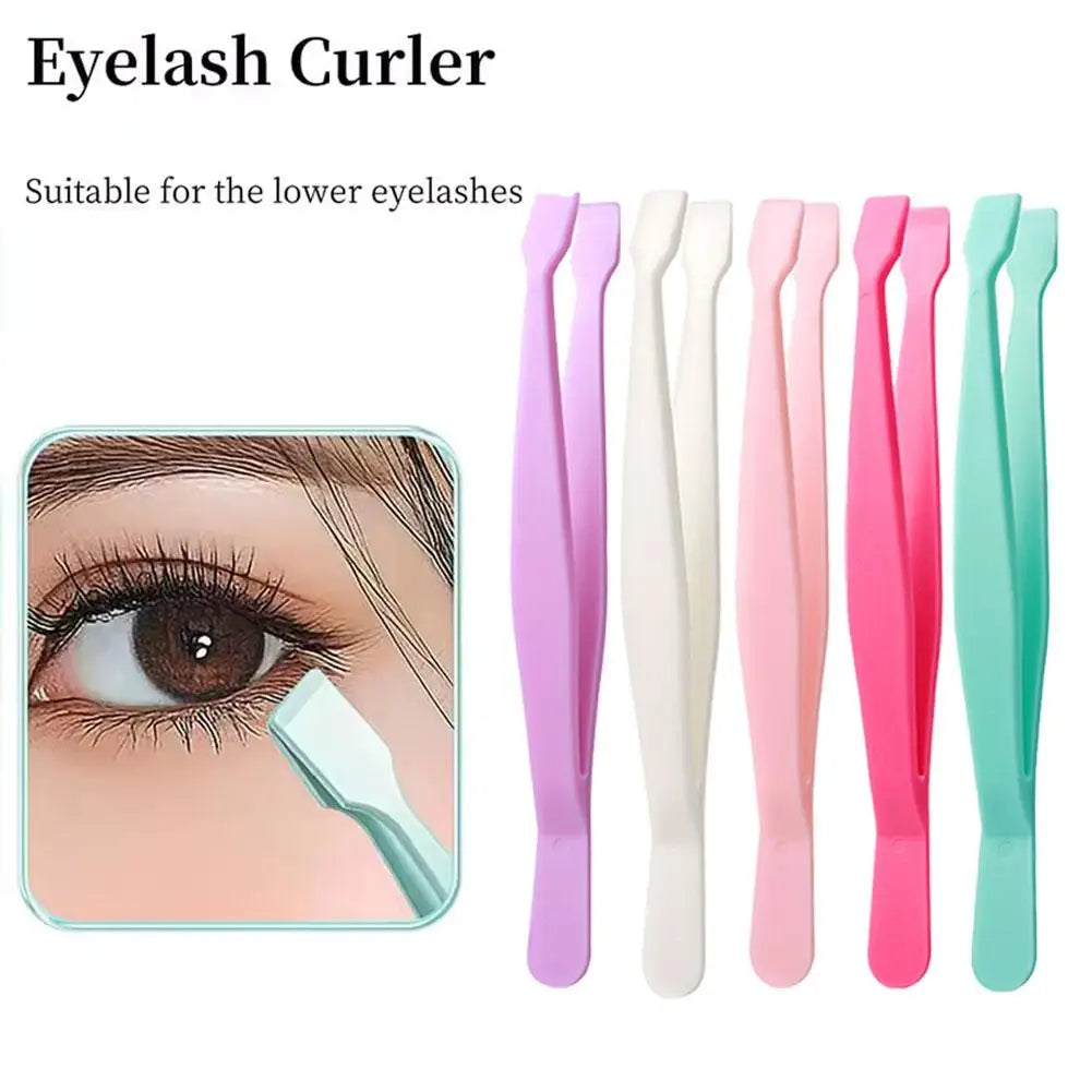 Flat-Tip Lash Cluster Tweezers | DIY False Eyelash Applicator Lash Applicator Tweezers QXL