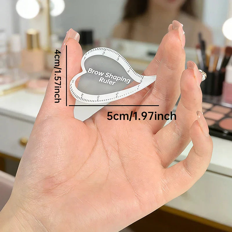 Brow Mapping Ruler | Symmetrical Eyebrow Stencil Tool Eyebrow Mapping Ruler QXL