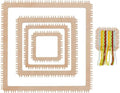 4-Piece Square Wood Weaving Loom Kit | 4 Sizes for Beginners Weaving Loom Kit QXL AECH04-12795