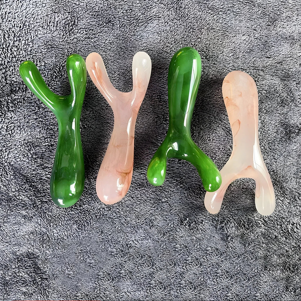 Resin Y-Shape Gua Sha Face & Nose Lifting Massage Tool Gua Sha Face Tool QXL