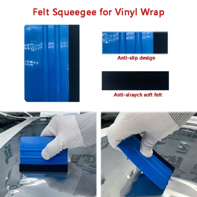 5/13-Piece Vinyl Wrap Kit – Car & Window Tint Tool Set Vinyl Wrap Tool Kit QXL