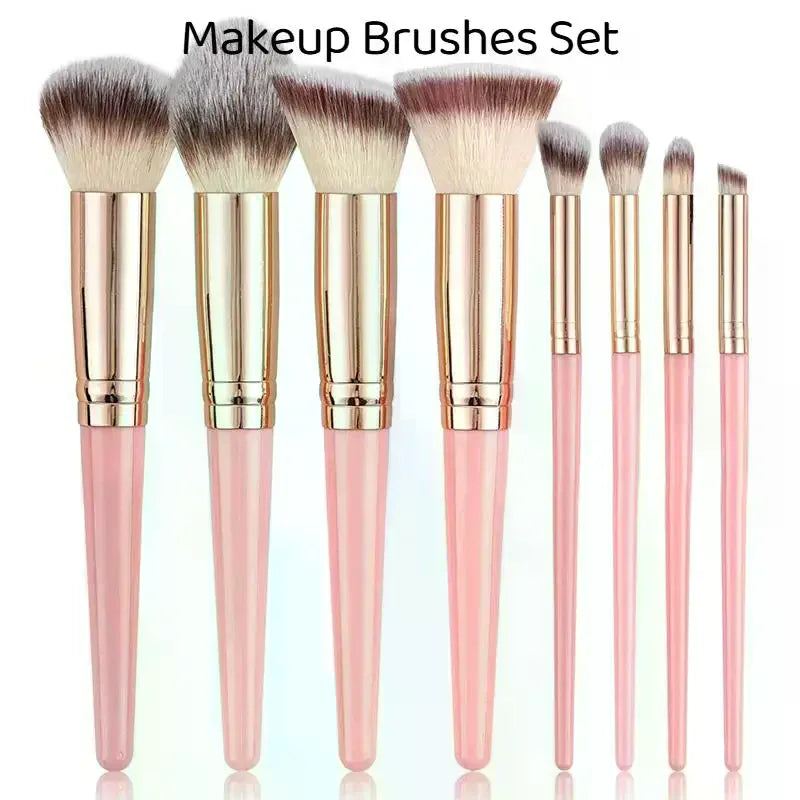 YOVIP 18/20/30-Pc Makeup Brush Set for Beginners | Full Face Makeup Brush Set QXL