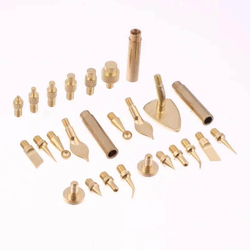 Brass Heat Insert Nut Tips M2–M8 | 3D Printer Soldering Kit Heat Insert Tip Kit QXL
