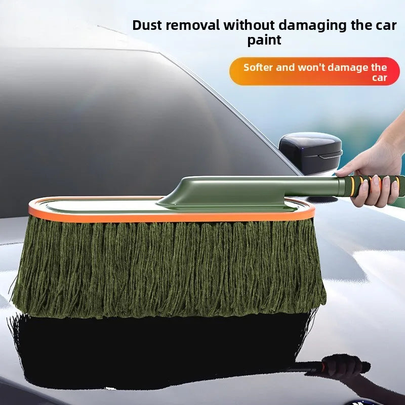 Microfiber Car Wash Mop Kit | Extendable Handle Duster Brush Car Wash Mop Kit QXL