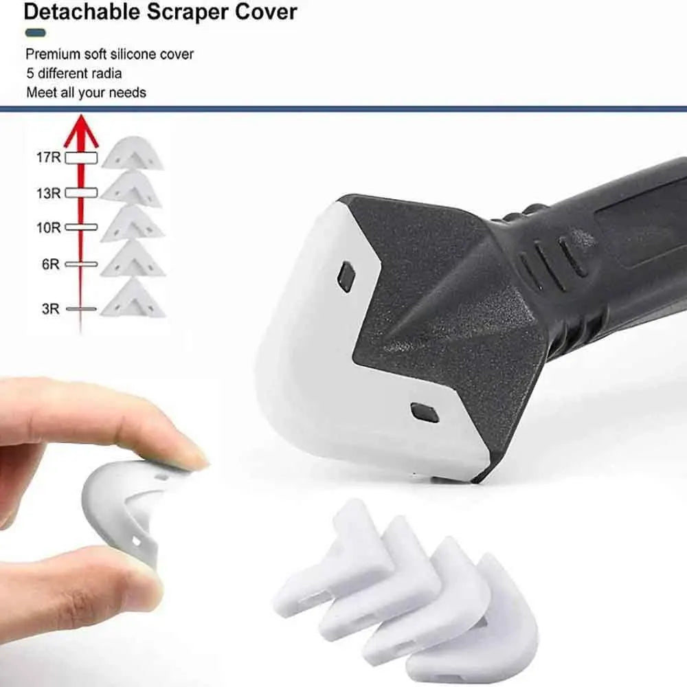 5-in-1 Corner Caulking Tool Kit | Silicone Scraper & Spatula Caulking Tool Kit QXL