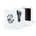 Non-Toxic Baby Handprint & Footprint Ink Pad Kit | Newborn Gift Baby Keepsake Kit QXL A94 Black