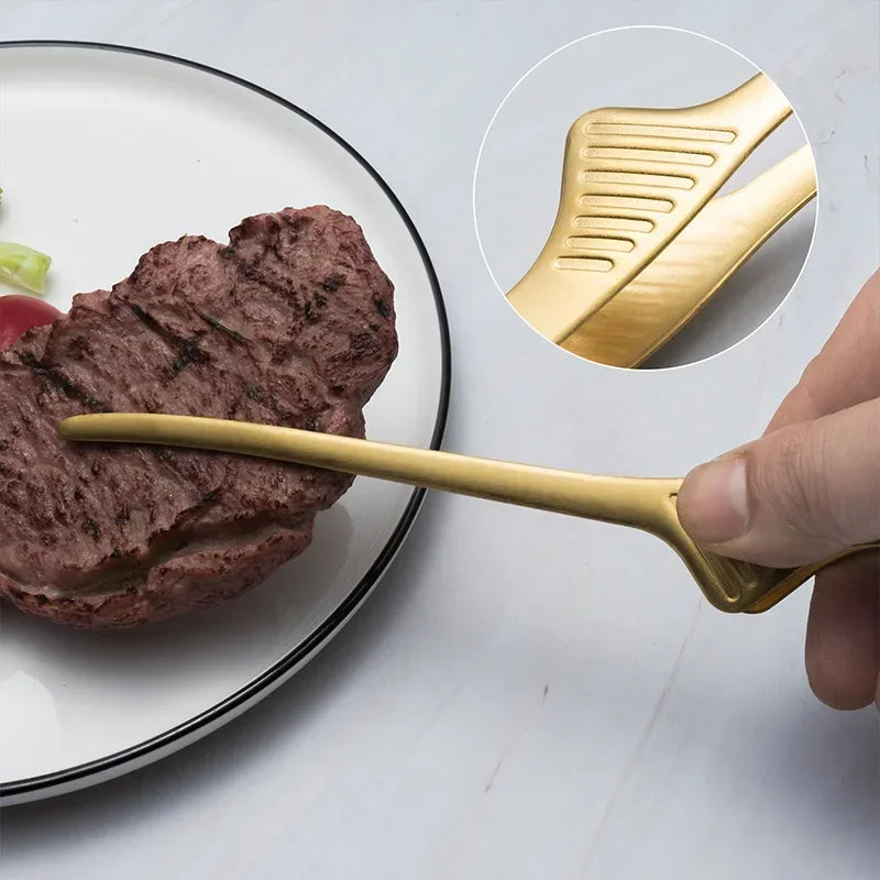 Stainless Steel Food Tongs | BBQ, Kitchen & Picnic Clip Kitchen Tongs QXL