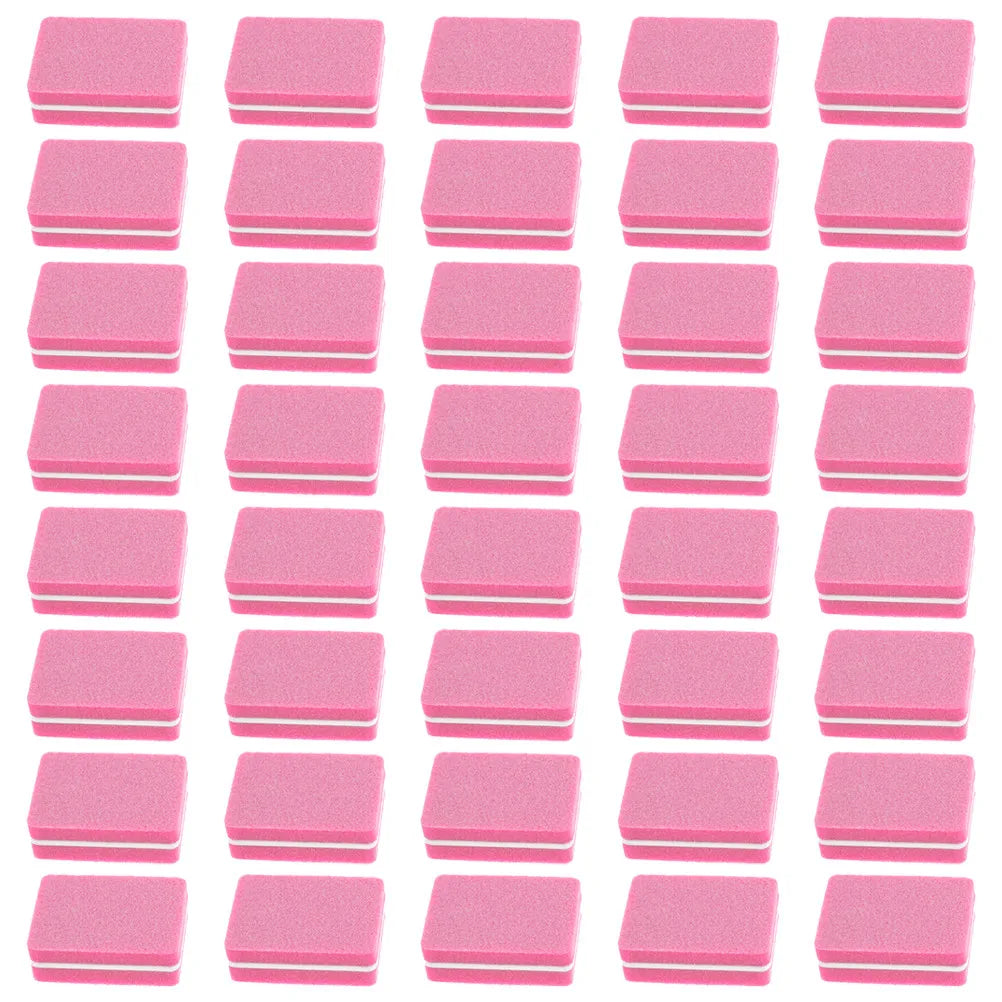 100-Pack 4-Sided Mini Sponge Nail Buffer Blocks | Salon & Home Nail Buffer Blocks QXL