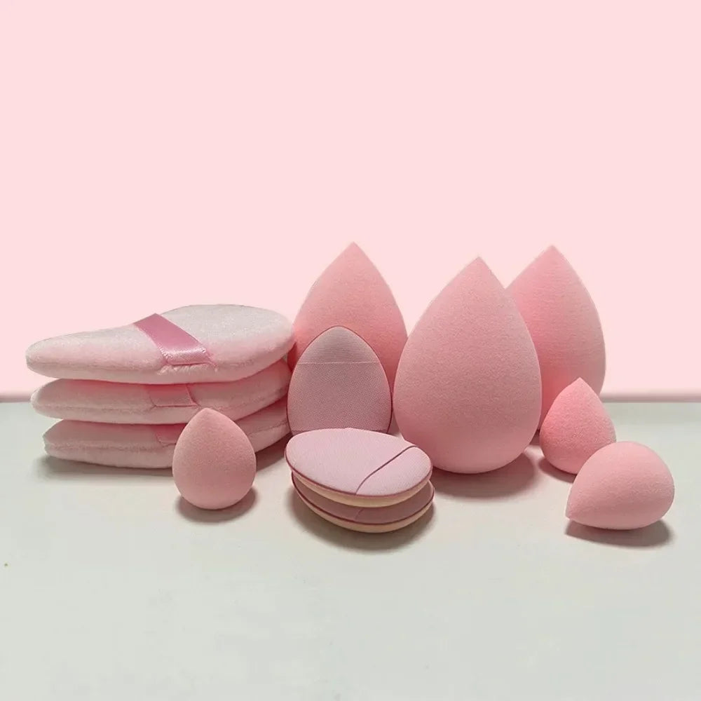 11/12-Pc Makeup Sponge Blender Set | Foundation Powder Puff Makeup Sponge Set QXL