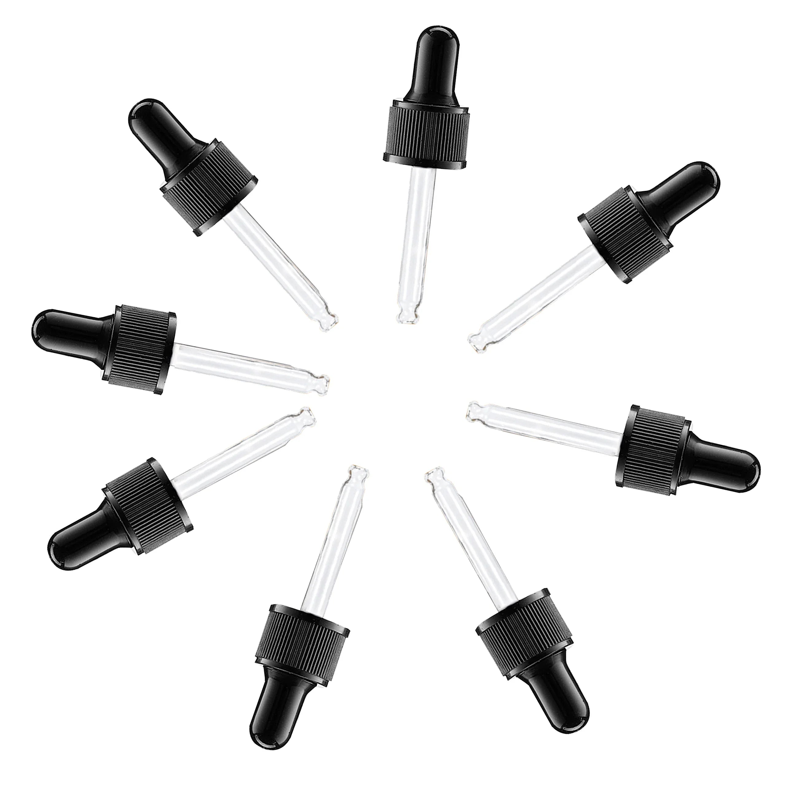 30ml Glass Dropper Bottles 8-Pack | Essential Oils & Refillable Glass Dropper Bottles QXL