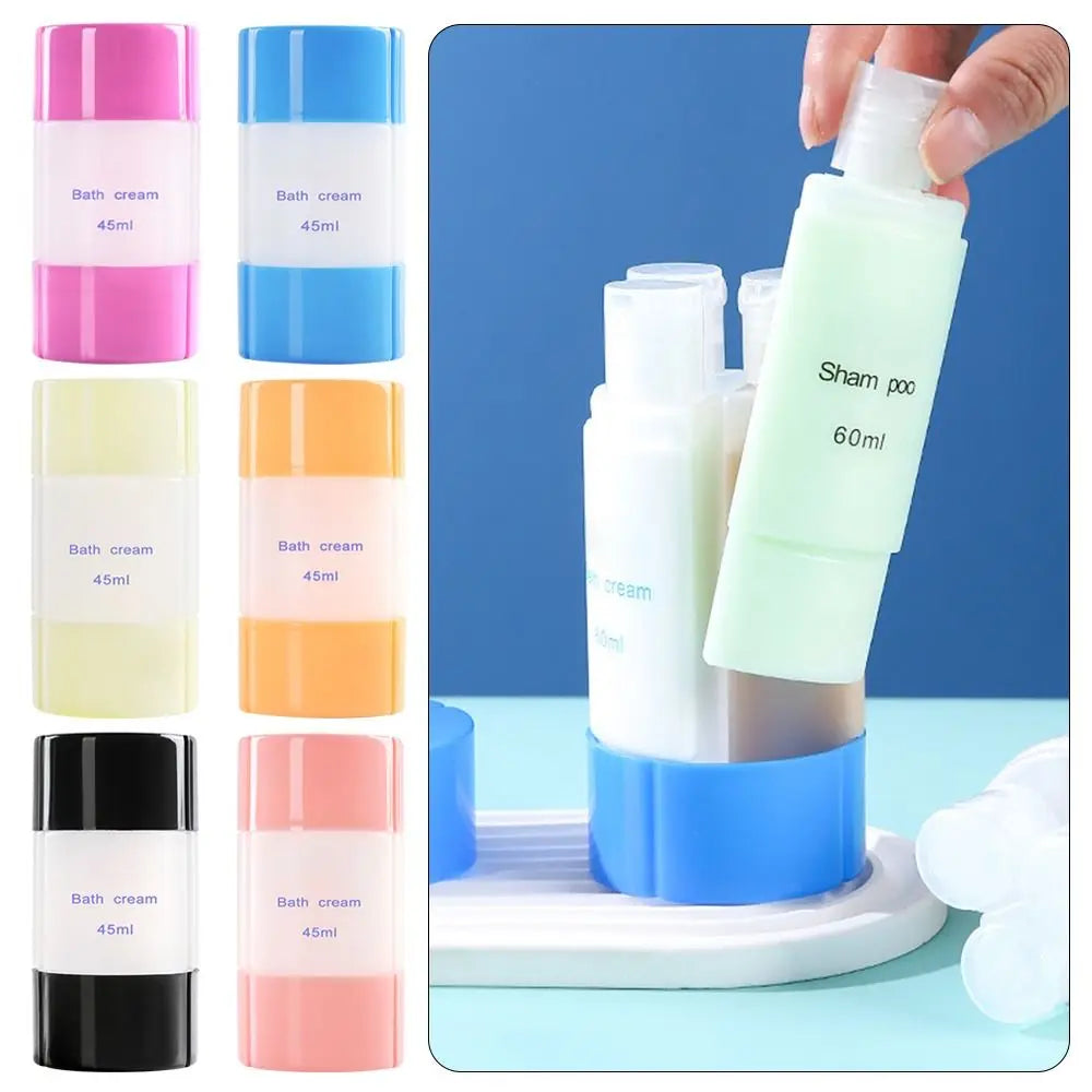 3-Pack 45ml Travel Refillable Bottles – Spray, Lotion & Shampoo Travel Bottle Set QXL