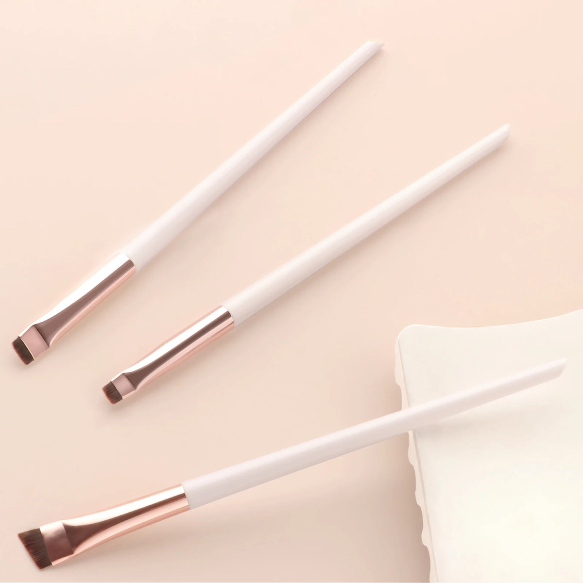 3-Pc Oblique Eyeliner Eyebrow & Eyeshadow Brush Set | Ronshadow Eye Makeup Brush Set QXL