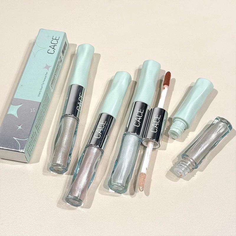 CACE Double-Ended Cream Highlighter & Bronzer Contour Stick Highlighter Bronzer Stick QXL