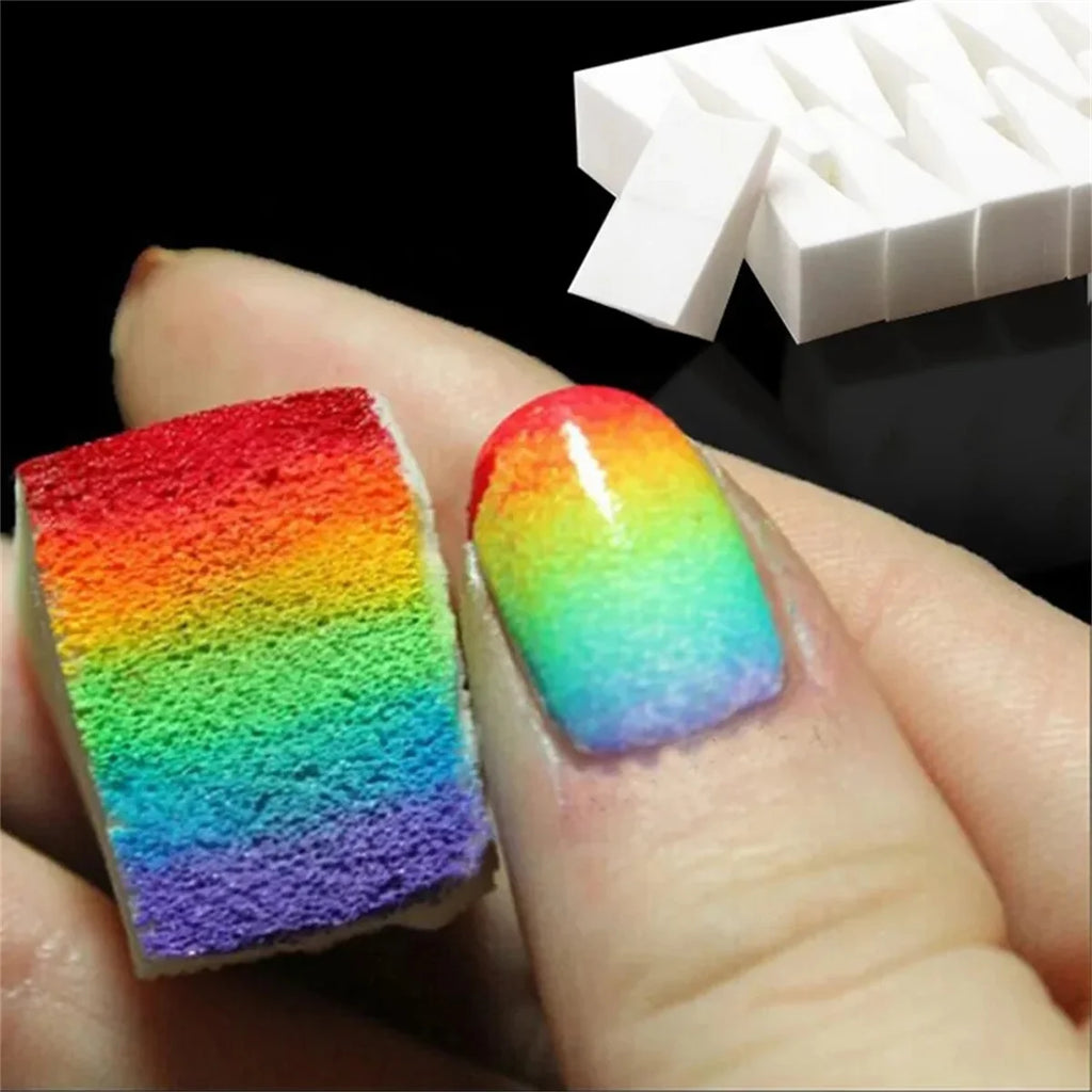 5-Pack Nail Art Gradient Sponge Stamper | DIY Ombre Nails Nail Art Sponge QXL