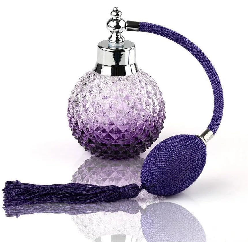 100ml K9 Crystal Glass Perfume Atomizer | Vintage Refillable Perfume Atomizer QXL