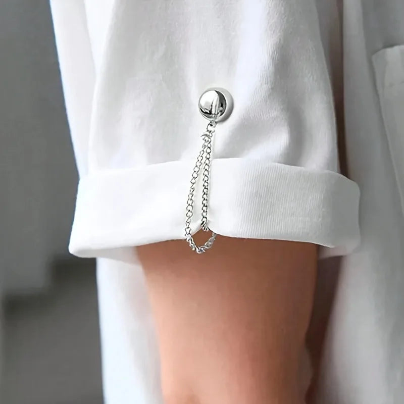 Adjustable Magnetic Pants & Cuff Clips | Detachable Hem Buckle Clothing Hem Clips QXL