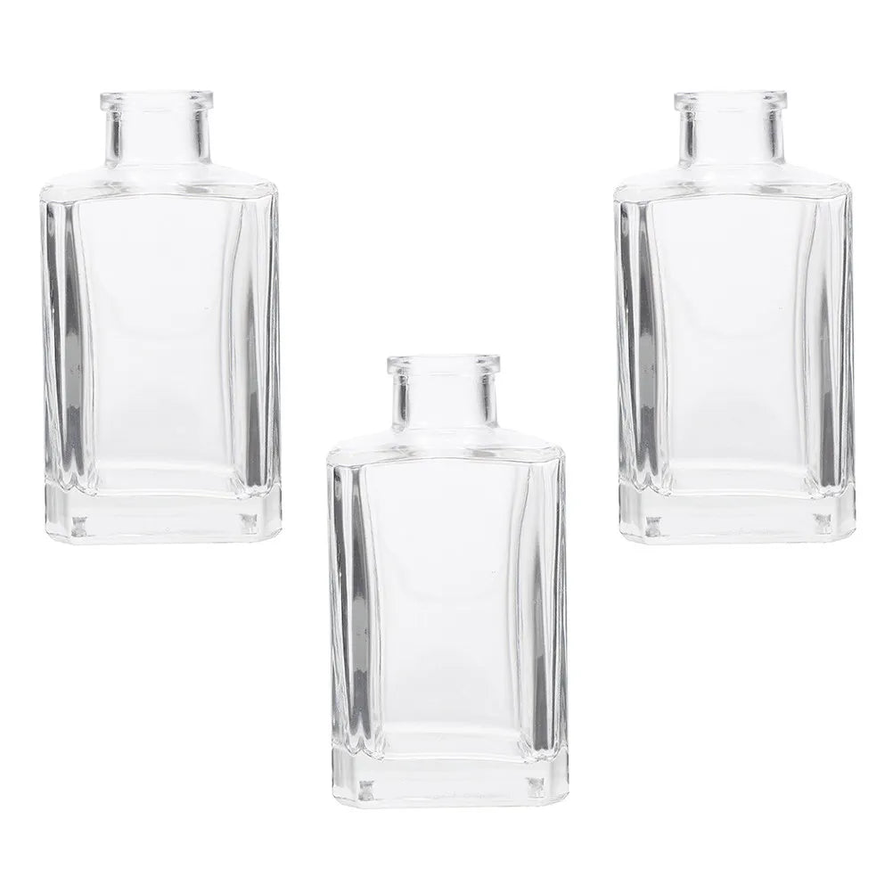 3-Pack Glass Reed Diffuser Bottles | Refillable Aroma Bottles Glass Diffuser Bottles QXL