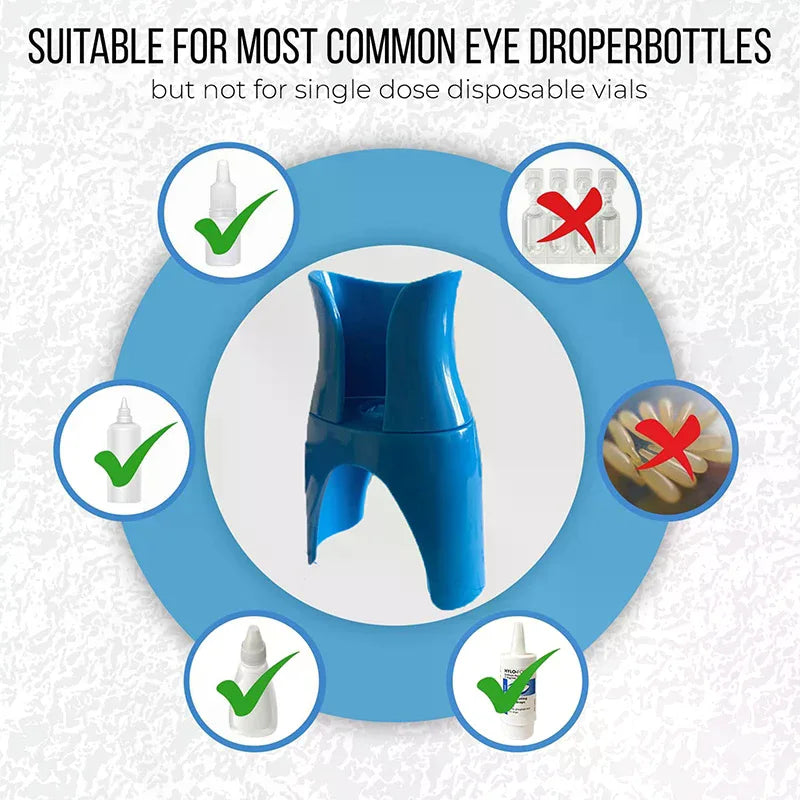 Eye Drop Applicator Holder & Guide | Easy Eye Care Tool Eye Drop Applicator QXL