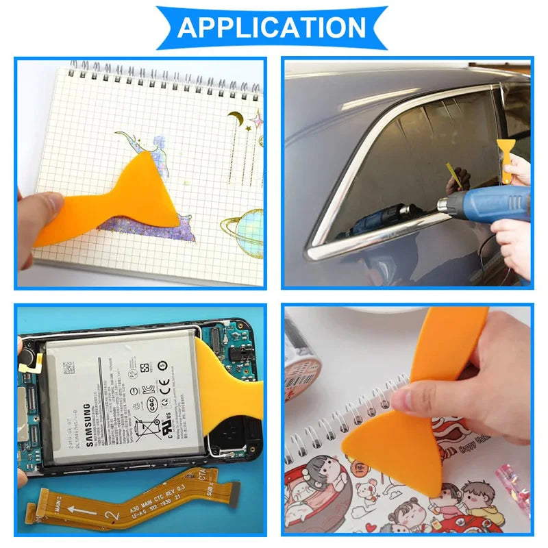 Vinyl Wrap Squeegee Scraper Set | Anti-Scratch Plastic Blade Vinyl Wrap Squeegee QXL