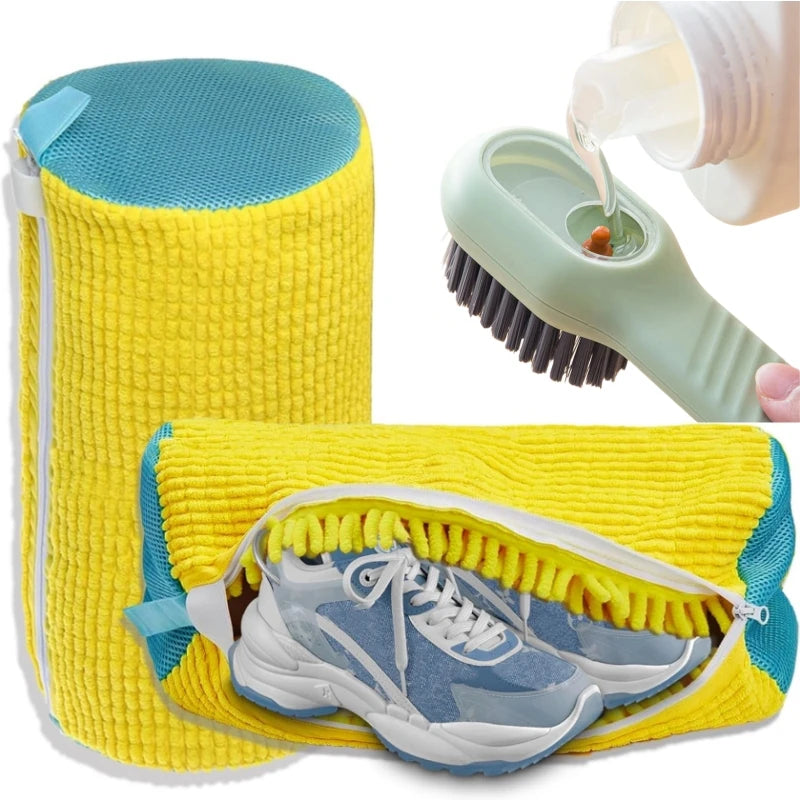 Shoe Washing Bag for Washing Machine | 360° Deep Clean Laundry Shoe Bag QXL
