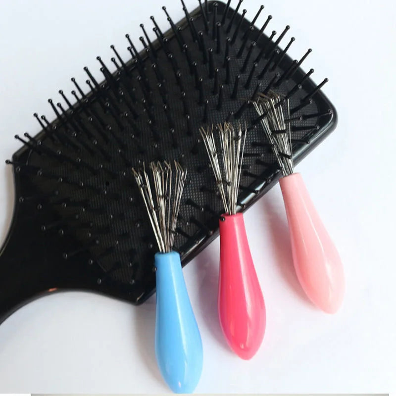 Hair Brush Cleaner Tool | Metal Comb Hair Remover Brush Cleaner Tool QXL Random color 1Pc