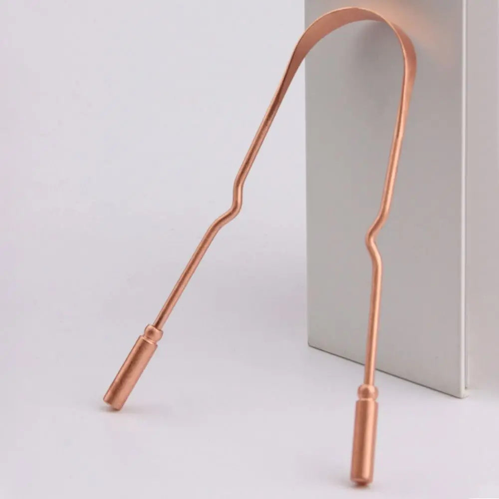 Pure Copper Tongue Scraper | Fresh Breath Oral Hygiene Tool Tongue Scraper QXL