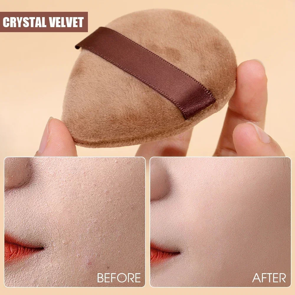 Velvet Triangle Makeup Sponge | Dual-Use Powder Puff Makeup Sponge Puff QXL