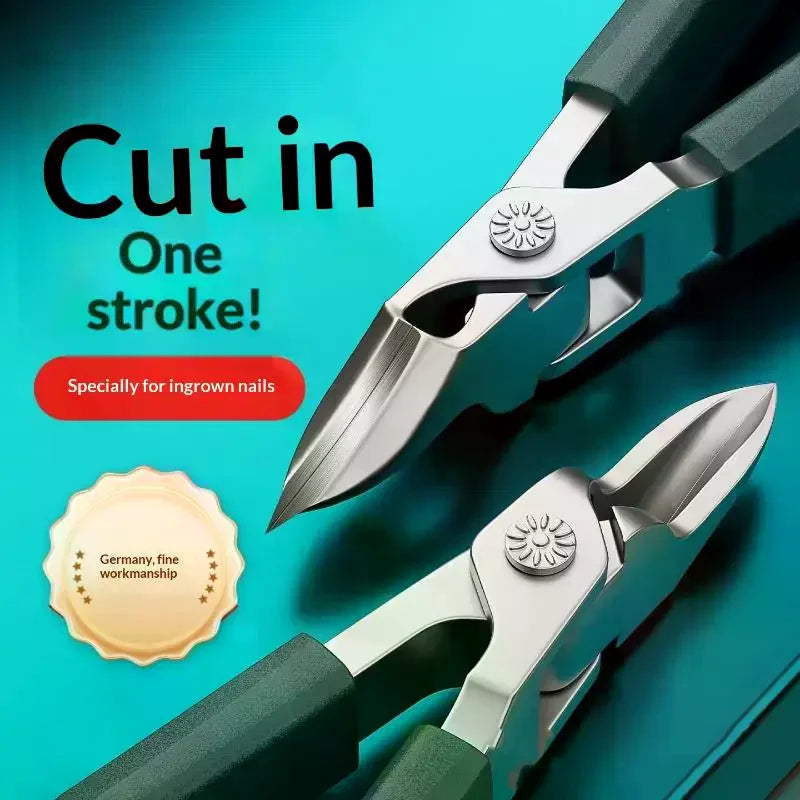 Slanted Stainless Steel Nail Clipper | Anti-Splash Toenail Clipper Nail Clipper QXL