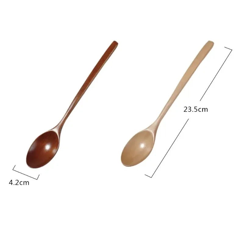 Wooden Spoon Set – Soup, Tea, Coffee & Honey Spoons Wooden Kitchen Spoons QXL