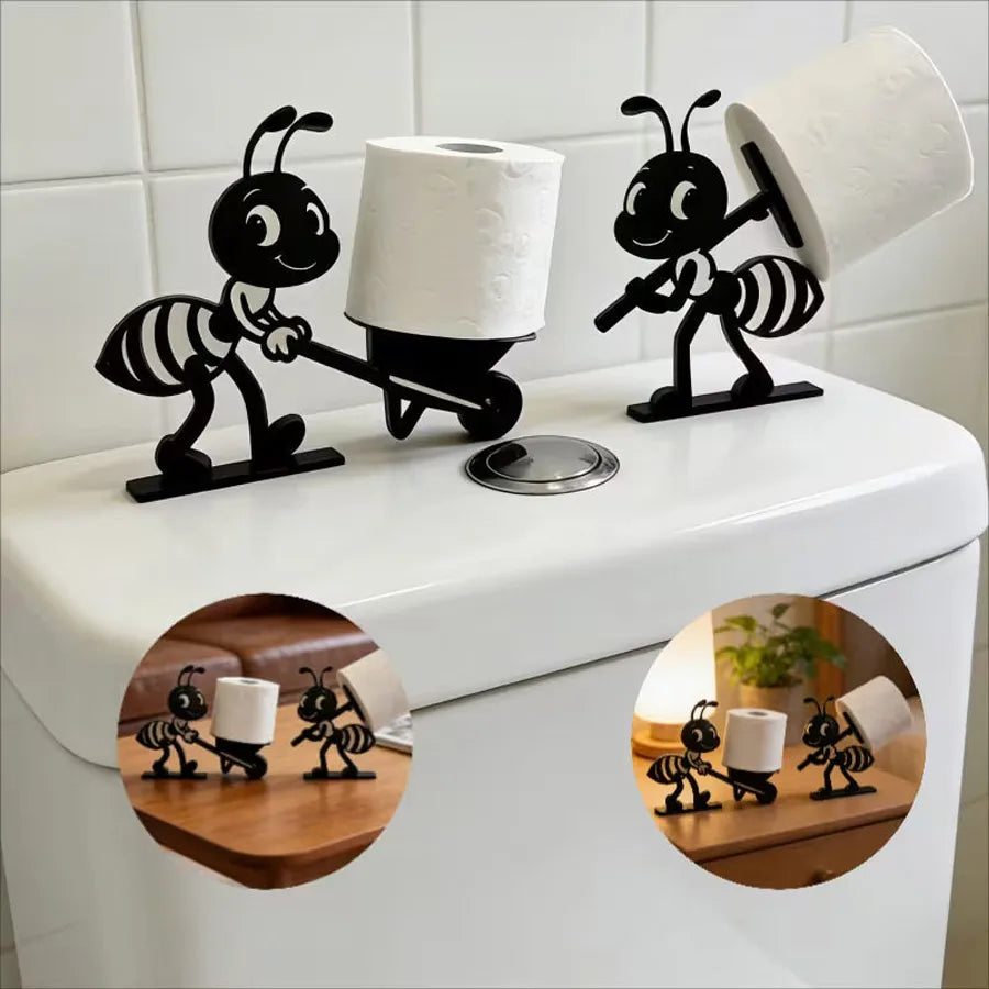 Ant Toilet Paper Holder 1–2 Pack | Novelty Bathroom Rack Toilet Paper Holder QXL
