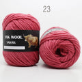Yak Hair Cashmere Chunky Yarn 100g | DIY Knit & Crochet Wool Chunky Craft Yarn QXL 23