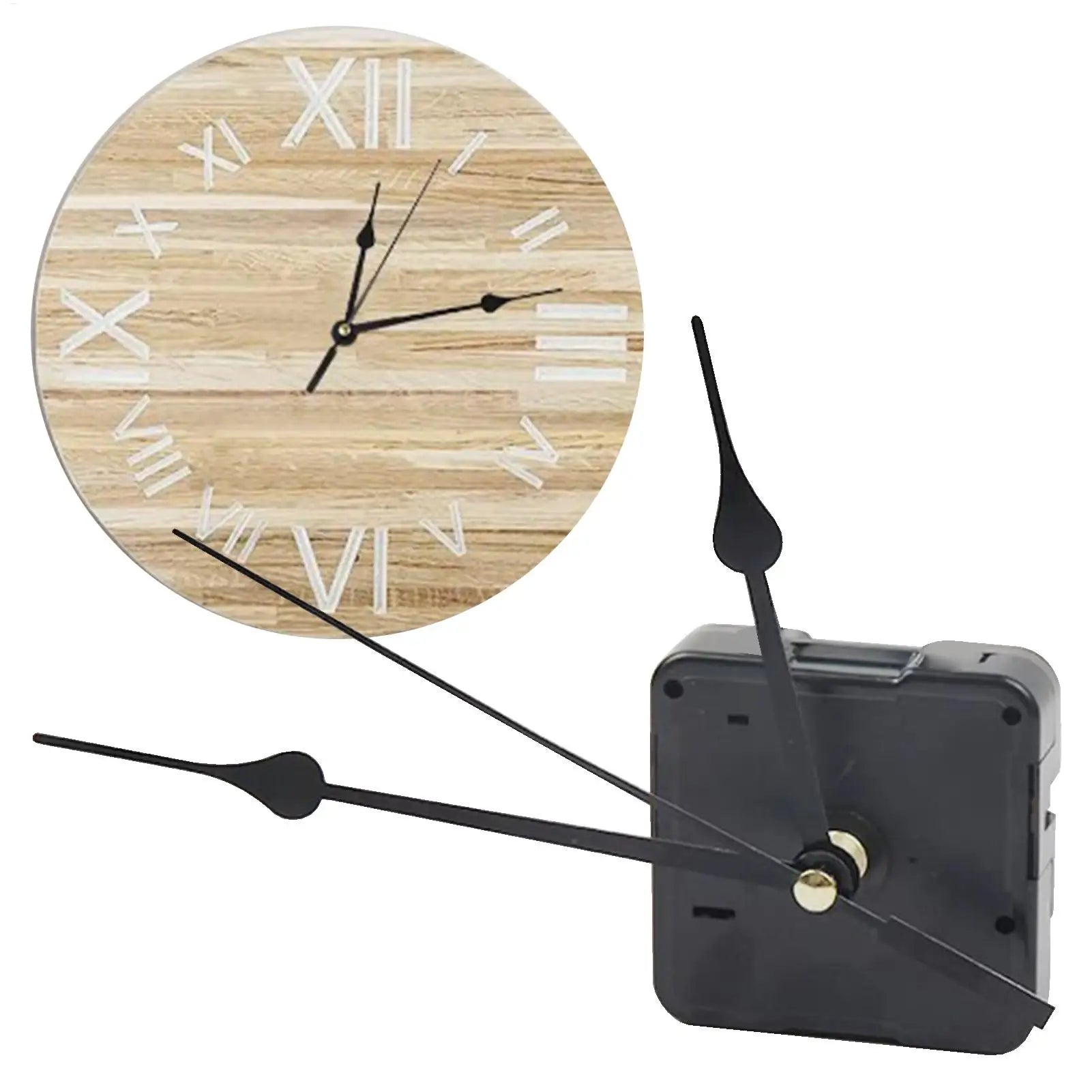 Silent Wall Clock Movement Replacement Kit – Hands & Motor Clock Movement Kit QXL