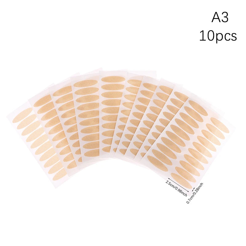 400-Pc Invisible Double Eyelid Lift Tape | Lace Fiber Stickers Eyelid Lift Tape QXL A3