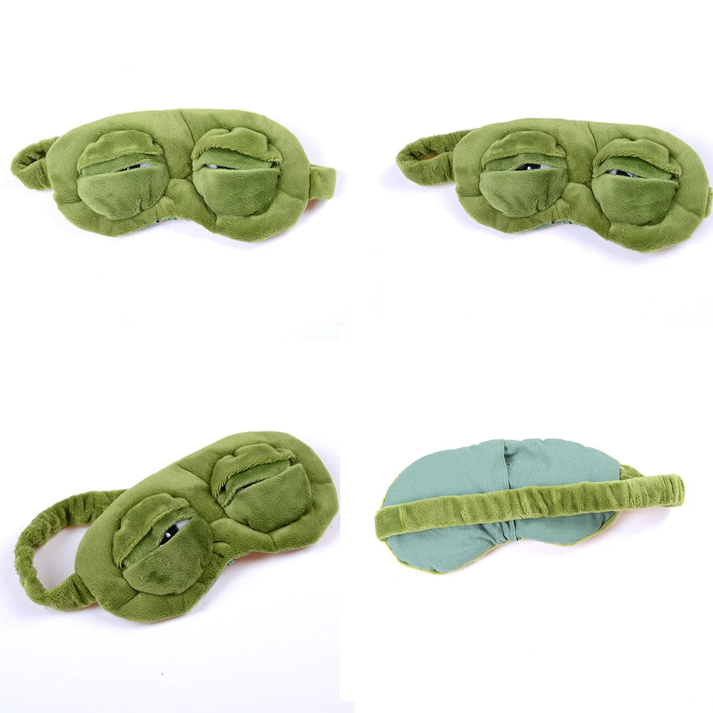 Cute Cat Plush Sleep Mask | Soft 3D Blindfold Eye Cover Plush Sleep Mask QXL
