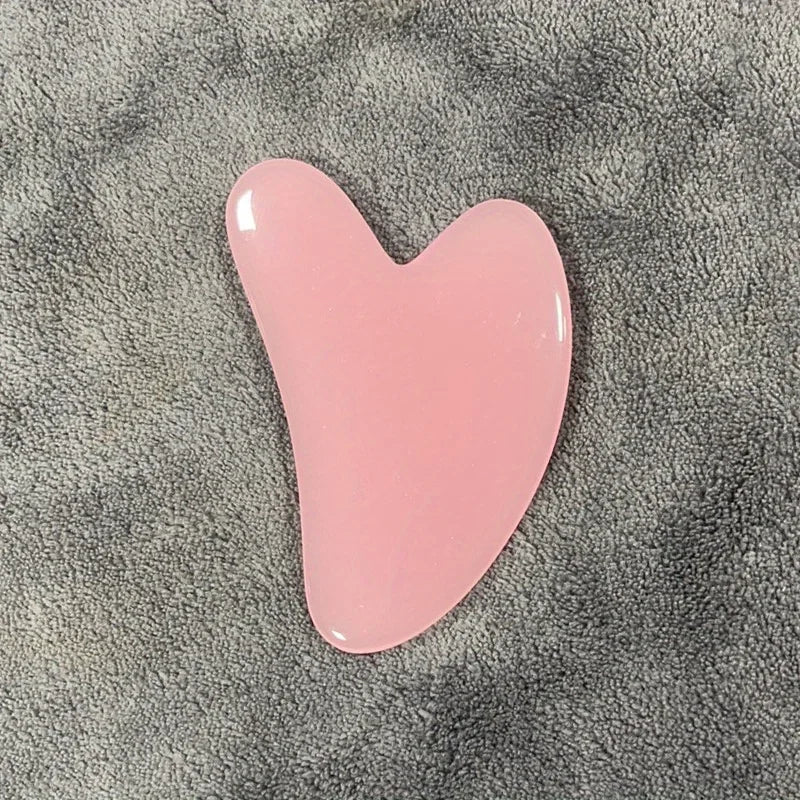 Heart-Shaped Resin Gua Sha Board | Facial Massage & Skincare Facial Massage Tool QXL