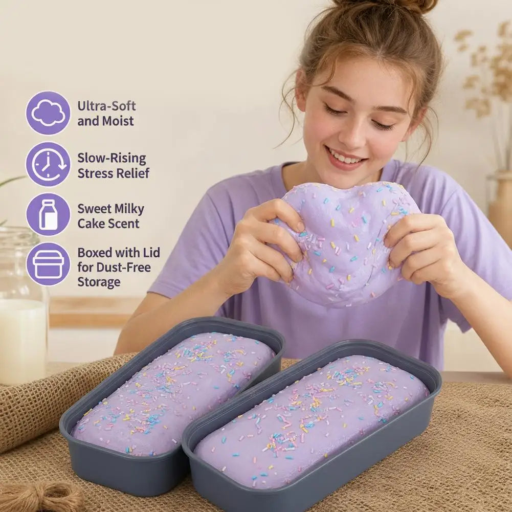 Slow Rising Squishy Cake Toy | Soft PU Fidget Squeeze Squishy Fidget Toy QXL