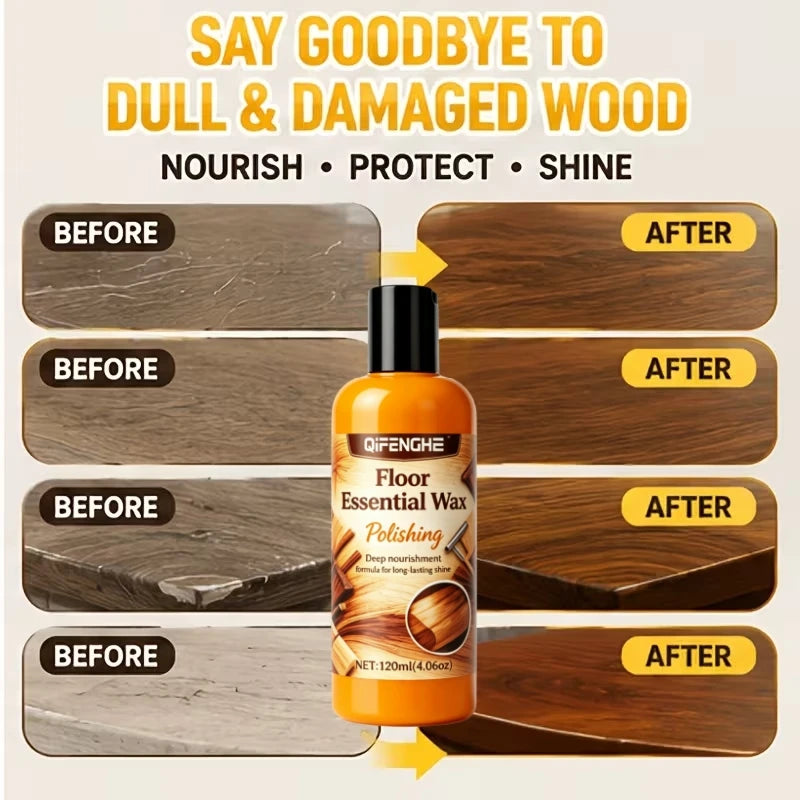 Wood Floor Polishing Wax | Restores & Protects Hardwood Floors Floor Polishing Wax QXL