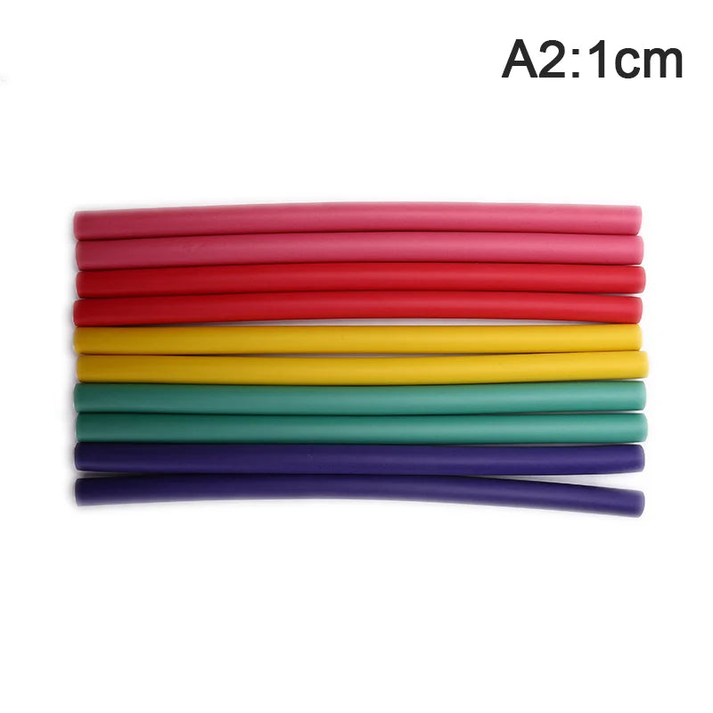 10-Pack Soft Foam Flexi Hair Curling Rods | Bendy Twist Rollers Foam Hair Curlers QXL 1cm