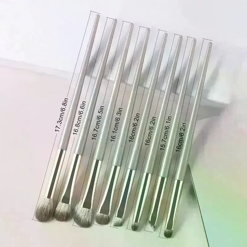 8-Piece Eye Makeup Brush Set | Soft Eyeshadow & Liner Brushes Eye Makeup Brush Set QXL