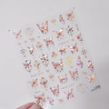 5D Laser Nail Art Stickers – Peafowl & Phoenix Decals Nail Art Stickers QXL 1pcs to3292
