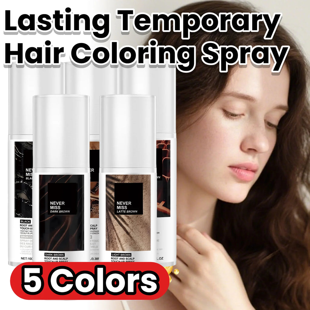 HOEGOA Temporary Hair Color Spray | Root & Gray Cover 100ml Hair Colour Spray QXL