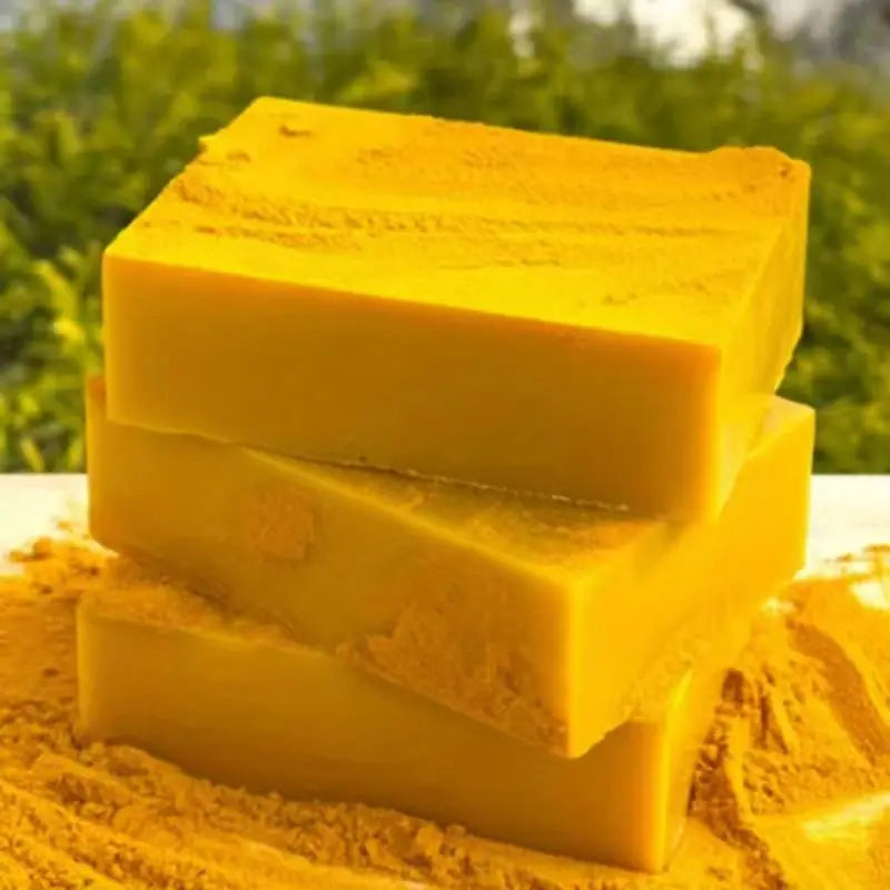 Turmeric Lemon Kojic Acid Ginger Handmade Cold Soap | Face & Body Natural Soap Bar QXL