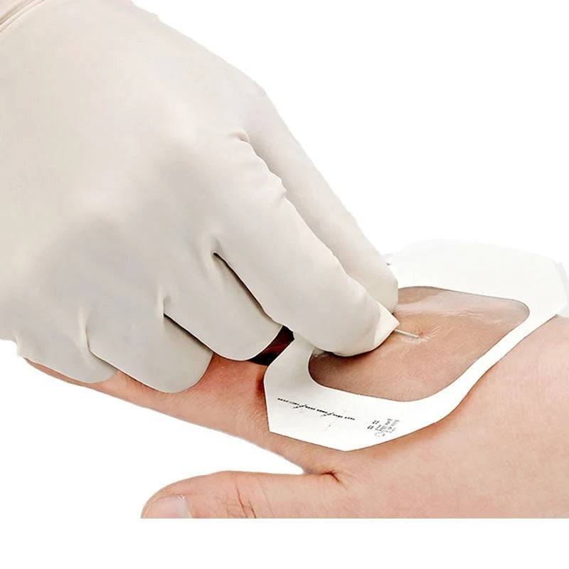 10-Pack Clear Waterproof IV Adhesive Patches | Wound Dressing Wound Care Patches QXL