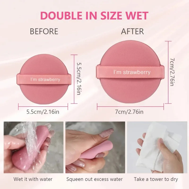 7-Pack Egg Yolk Makeup Sponges | Dry & Wet Blending Set Makeup Sponge Set QXL