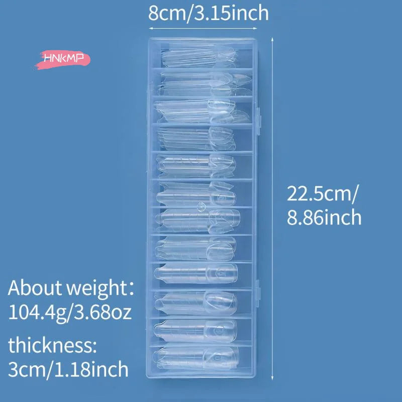 3D Relief Silicone Nail Dual Forms 60/75/150Pc | DIY Nail Art Nail Art Forms QXL