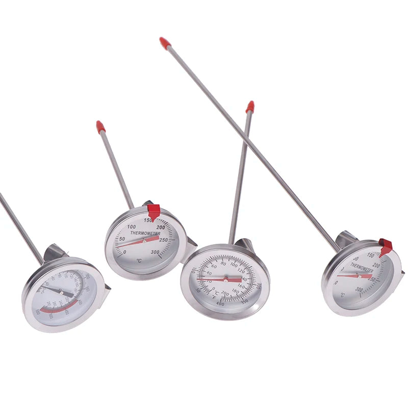 Stainless Steel Dial Probe Thermometer – Milk, Meat & Food Kitchen Thermometer QXL